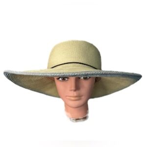 SAN DIEGO Hat Co. Women’s one size toast with blue rim